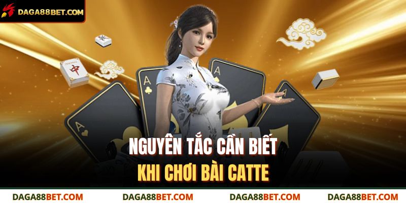 Nguyên tắc cần biết khi chơi bài Catte